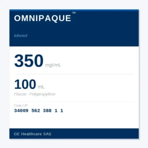 OMNIPAQUE 350 mg - Flacon 100 ml