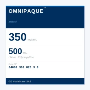 OMNIPAQUE 350 mg - Flacon 500 ml